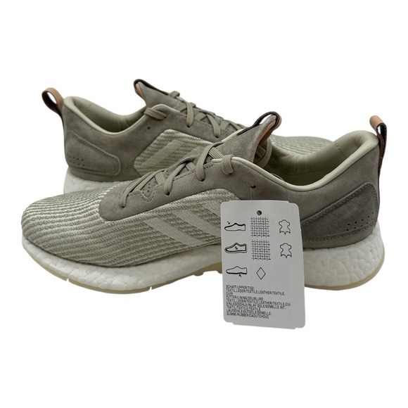 Adidas Pureboost DPR Solebox Shoes Men's Size 9 Stone Grey Sneakers B27992 - Picture 3 of 10